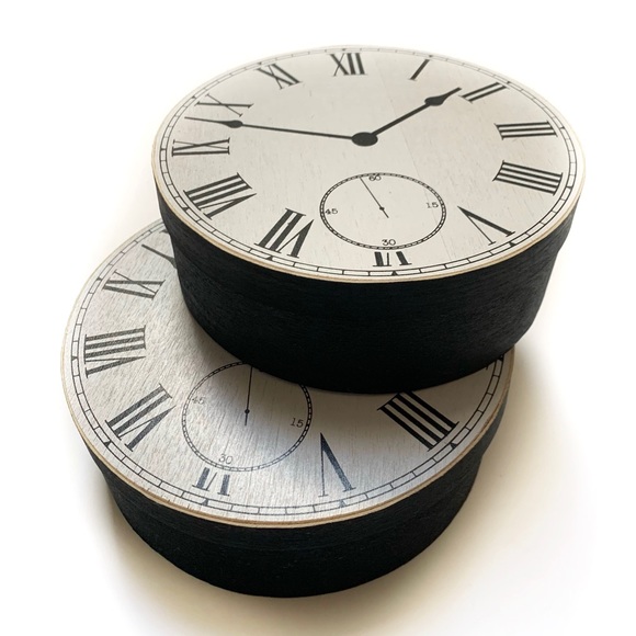 Vintage Nesting Clock boxes